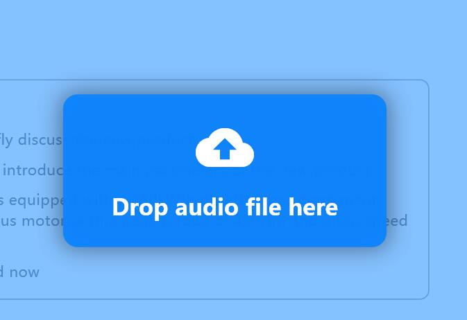Arrastrar y soltar archivos y soporte de formatos